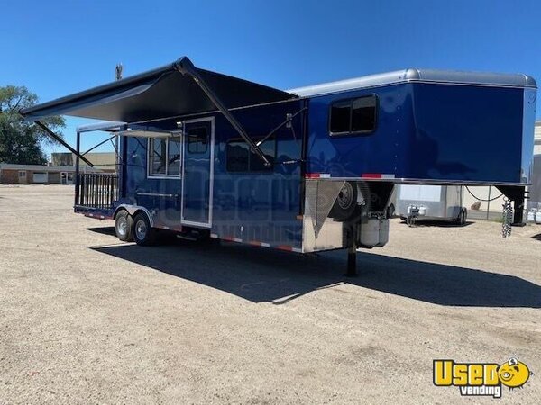 2021 34' Gooseneck Barbecue Food Trailer Idaho for Sale