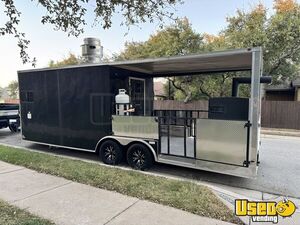 2021 8.5x24ta2 Barbecue Food Trailer Concession Window Texas for Sale