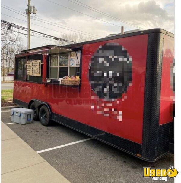 2021 8x24 Barbecue Food Trailer North Carolina for Sale