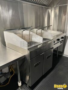 2021 Adv Kitchen Food Trailer Diamond Plated Aluminum Flooring Texas for Sale