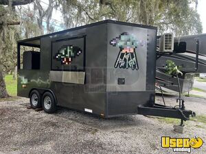 2021 Barbecue Concession Trailer Barbecue Food Trailer Air Conditioning Florida for Sale