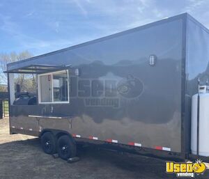 2021 Barbecue Concession Trailer Barbecue Food Trailer Concession Window Idaho for Sale