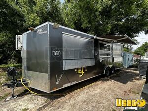 2021 Cargo Trailer With Drop Gate Concession Trailer Awning Florida for Sale
