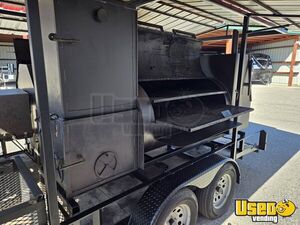 2021 Custom Open Bbq Smoker Trailer Triple Sink Florida for Sale