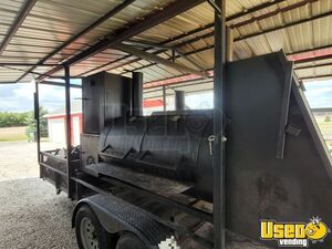 2021 Custom Open Bbq Smoker Trailer Warming Cabinet Florida for Sale