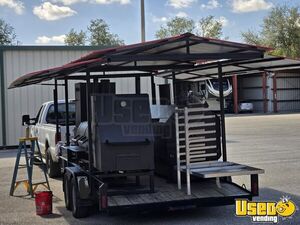 2021 Custom Open Bbq Smoker Trailer Work Table Florida for Sale