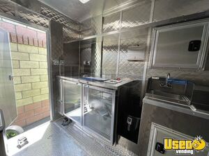 2021 Food Trailer Cargo Ice Cream Trailer Exterior Customer Counter California for Sale