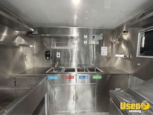 2021 Kitchen Trailer Kitchen Food Trailer Diamond Plated Aluminum Flooring Florida for Sale