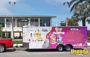 2021 Mobile Party Trailer Mobile Hair & Nail Salon Truck Air Conditioning Florida for Sale