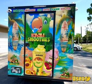 2021 Smoothie Trailer Beverage - Coffee Trailer Refrigerator Florida for Sale