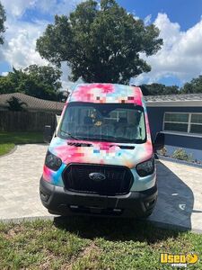 2021 Transit Cargo Van Ice Cream Truck Concession Window Florida Gas Engine for Sale