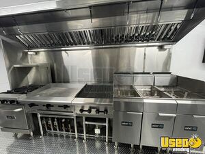 2021 Uftct30 Kitchen Food Trailer Diamond Plated Aluminum Flooring Indiana for Sale