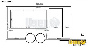 2021 Vt8 Pizza Trailer Diamond Plated Aluminum Flooring Texas for Sale