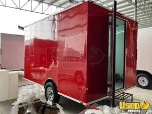 2022 12' Custom Concession Trailer Stainless Steel Wall Covers California for Sale