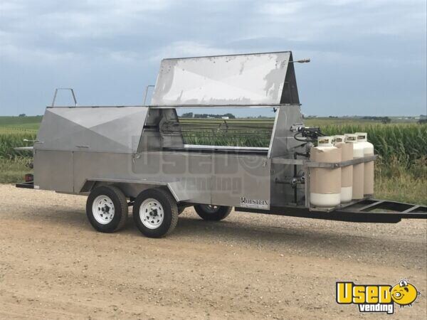 2022 1240gss Open Bbq Smoker Trailer Florida for Sale