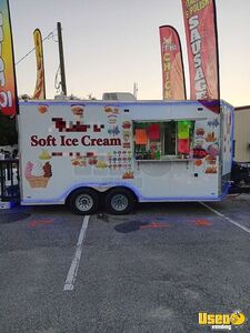 2022 8.5 X 16ta3 Ice Cream And Food Concession Trailer Kitchen Food Trailer South Carolina for Sale