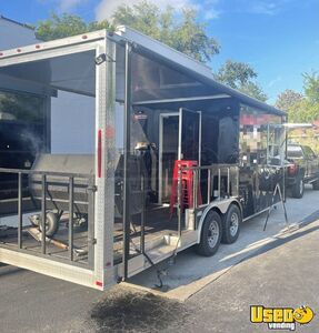 2022 8.5x24ta Barbecue Food Trailer Concession Window North Carolina for Sale