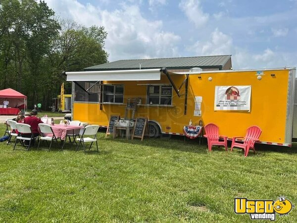 2022 Barbecue Food Trailer Kitchen Food Trailer Missouri for Sale