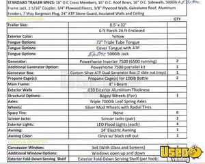 2022 Barbecue Food Trailer Kitchen Food Trailer Pro Fire Suppression System Missouri for Sale