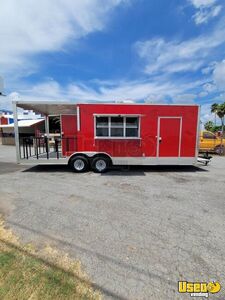 2022 Enclosed And Open Kitchen Food Trailer Air Conditioning Texas for Sale