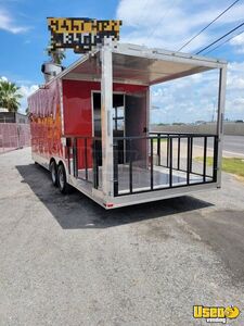 2022 Enclosed And Open Kitchen Food Trailer Propane Tank Texas for Sale