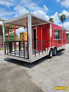 2022 Enclosed And Open Kitchen Food Trailer Refrigerator Texas for Sale