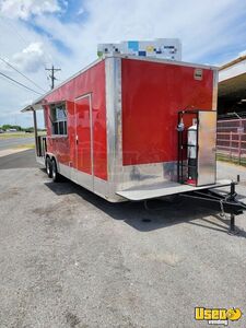 2022 Enclosed And Open Kitchen Food Trailer Stovetop Texas for Sale