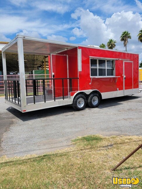 2022 Enclosed And Open Kitchen Food Trailer Texas for Sale