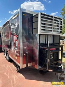 2022 Enclosed Concession Trailer Beverage - Coffee Trailer Exterior Customer Counter Texas for Sale