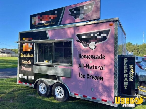 2022 Food Concession Trailer Kitchen Food Trailer Michigan for Sale