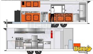 2022 Kitchen Trailer Kitchen Food Trailer Chargrill New Mexico for Sale