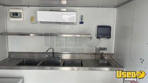 2022 Kitchen Trailer Kitchen Food Trailer Diamond Plated Aluminum Flooring Florida for Sale