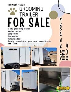 2022 Mobile Grooming Trailer Pet Care / Veterinary Truck Cabinets California for Sale