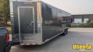 2022 Porch Trailer Barbecue Food Trailer Exterior Customer Counter Ohio for Sale