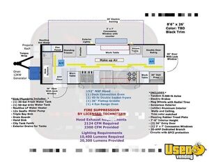 2022 Rfd8526e8da Kitchen Food Trailer Surveillance Cameras Tennessee for Sale