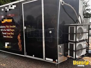 2022 Trojan Cargo Kitchen Food Trailer Diamond Plated Aluminum Flooring Texas for Sale