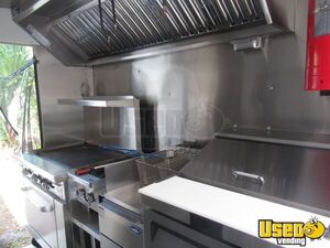 2022 Ttct Kitchen Food Trailer Diamond Plated Aluminum Flooring Florida for Sale