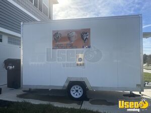 2022 Ud-ft Ice Cream Trailer Diamond Plated Aluminum Flooring Ohio for Sale