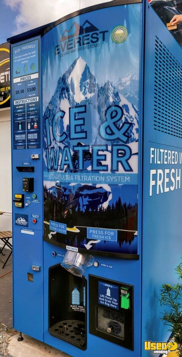 2022 Everest Ice VX Bagged Ice and Filtered Water Vending Machine For