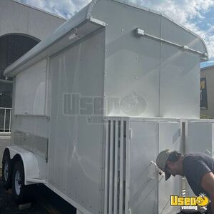 2023 16984 Concession Trailer Diamond Plated Aluminum Flooring Texas for Sale