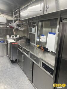 2023 18x8 Kitchen Food Trailer Diamond Plated Aluminum Flooring Arizona for Sale