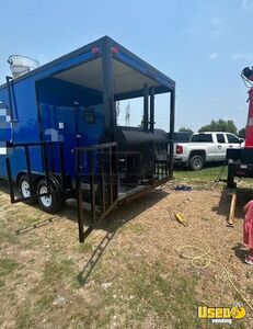 2023 8x20 With 5' Porch Barbecue Food Trailer Concession Window Texas for Sale