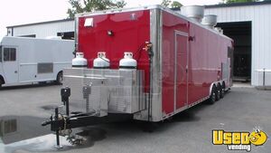 2023 At85x32t3a3 Barbecue Food Trailer Concession Window Florida for Sale