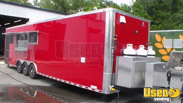 2023 At85x32t3a3 Barbecue Food Trailer Florida for Sale