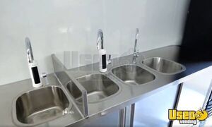 2023 Concession Trailer Kitchen Food Trailer Stainless Steel Wall Covers Tennessee for Sale