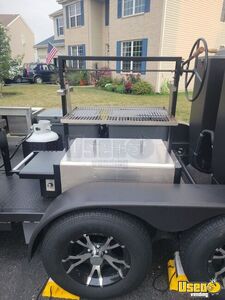 2023 Custom Open Bbq Smoker Trailer Flatgrill Illinois for Sale