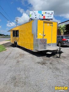 2023 Expedition Kitchen Food Trailer Stainless Steel Wall Covers Texas for Sale