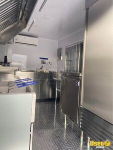 2023 Food Concession Trailer Kitchen Food Trailer Diamond Plated Aluminum Flooring Alabama for Sale