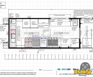 2023 Food Concession Trailer Kitchen Food Trailer Food Warmer Missouri Diesel Engine for Sale