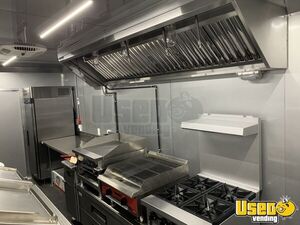 2023 Food Concession Trailer Kitchen Food Trailer Stainless Steel Wall Covers Missouri Diesel Engine for Sale